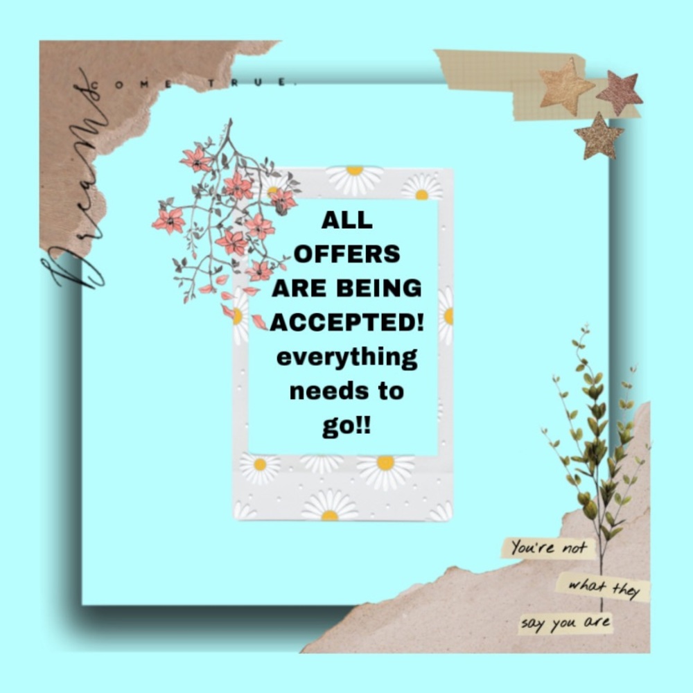 EVERYTHING MUST GO! Make your offer now!